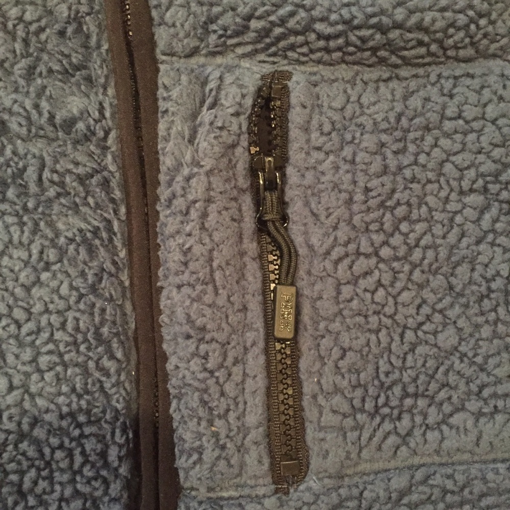 VS PINK Sherpa fleece size XS blue and black - Picture 3 of 8